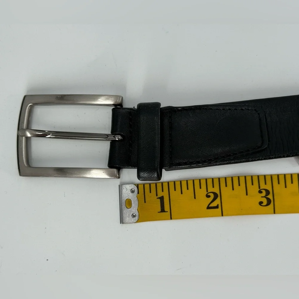 Perry Ellis Portfolio Black‎ Leather Belt 44